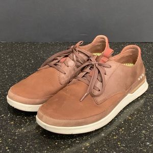 Superfeet ROSS brown Leather Casual Lace Up Shoes